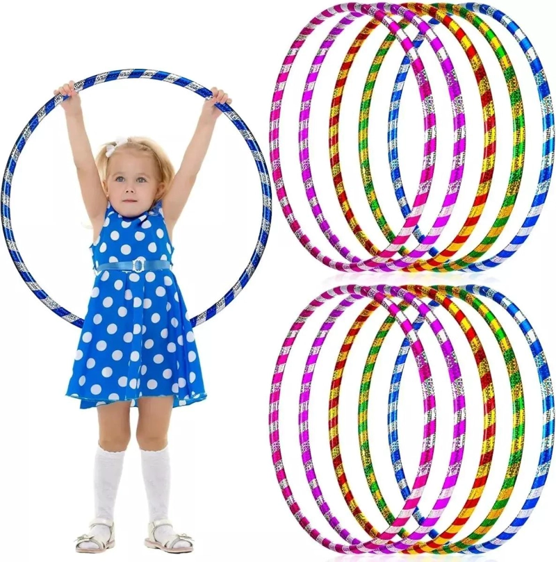 PACK DE 2 AROS HULA HULA DE 50 CM DE DIAMETRO EN COLORES VARIADOS - 3