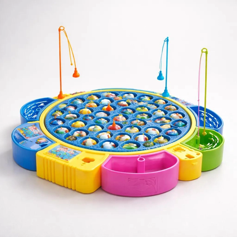JUEGO DE PESCA ELE CTRICO PARA NIÑOS CON MUSICA Y 4 JUGADORES - 5
