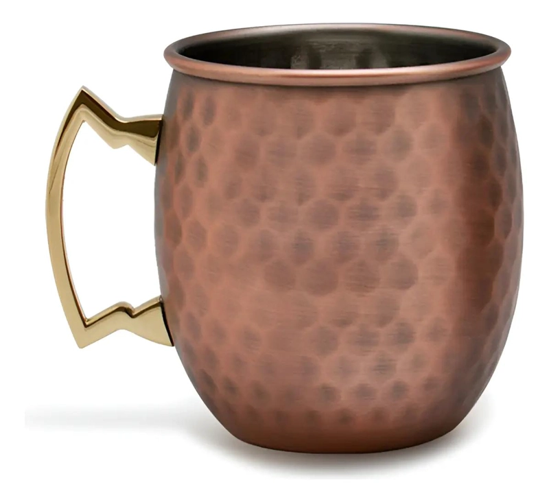 VASO DE COBRE PARA TRAGOS Y COCTELES CON CAPACIDAD DE 600 ML - 1