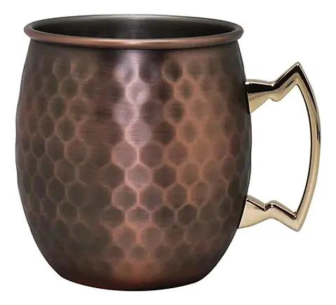 VASO DE COBRE PARA TRAGOS Y COCTELES CON CAPACIDAD DE 600 ML - 2