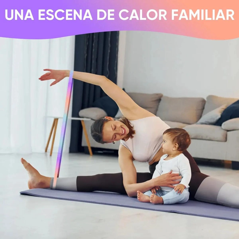 SET DE 3 BANDAS ELASTICAS DE RESISTENCIA PARA ENTRENAMIENTO Y FITNESS - 3
