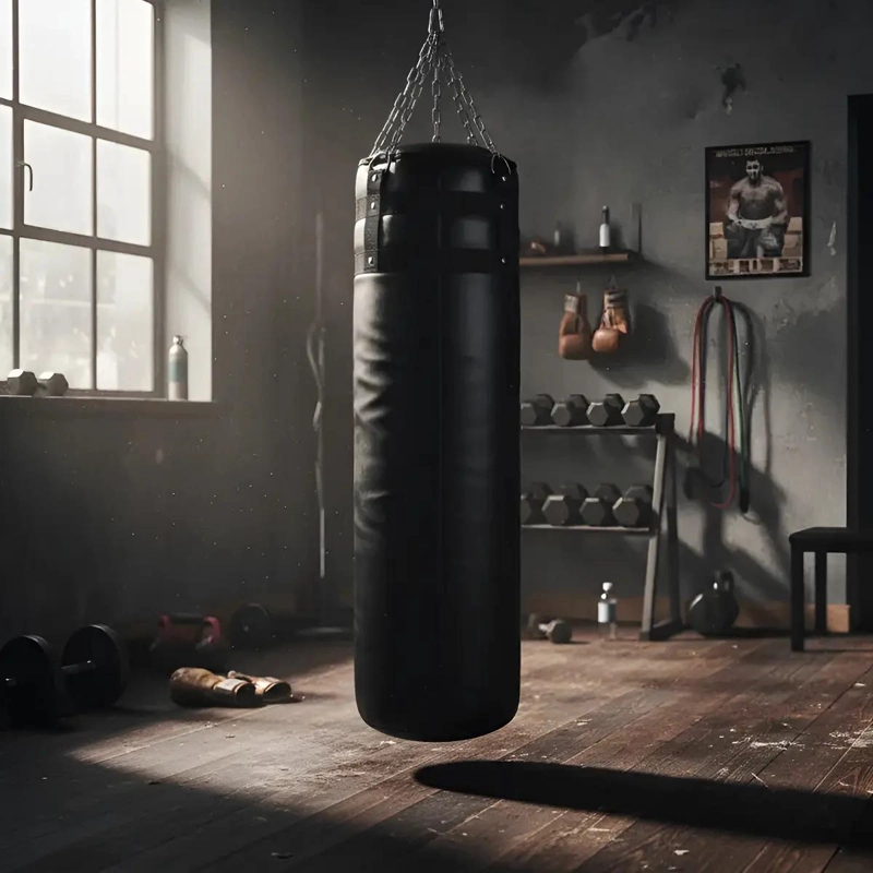 GENÉRICO SACO DE BOXEO DE 100 CM CON RELLENO DE ASERRIN PARA ENTRENAMIENTO