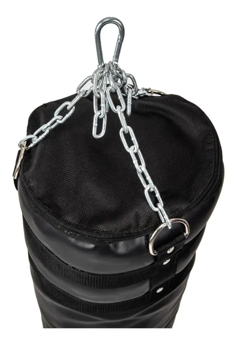 SACO DE BOXEO DE 100 CM CON RELLENO DE ASERRIN PARA ENTRENAMIENTO - 4