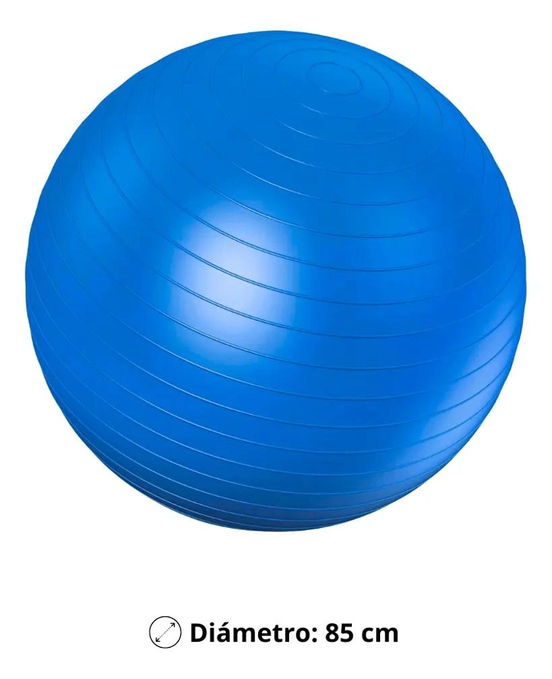 PELOTA DE PILATES Y YOGA DE 85 CM CON INFLADOR PARA EJERCICIOS - 3
