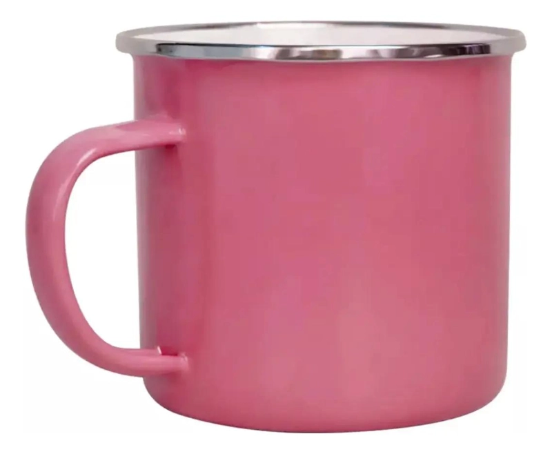 TAZA METALICA CON CAPACIDAD DE 460 ML PARA BEBIDAS CALIENTES Y FRIAS - 1