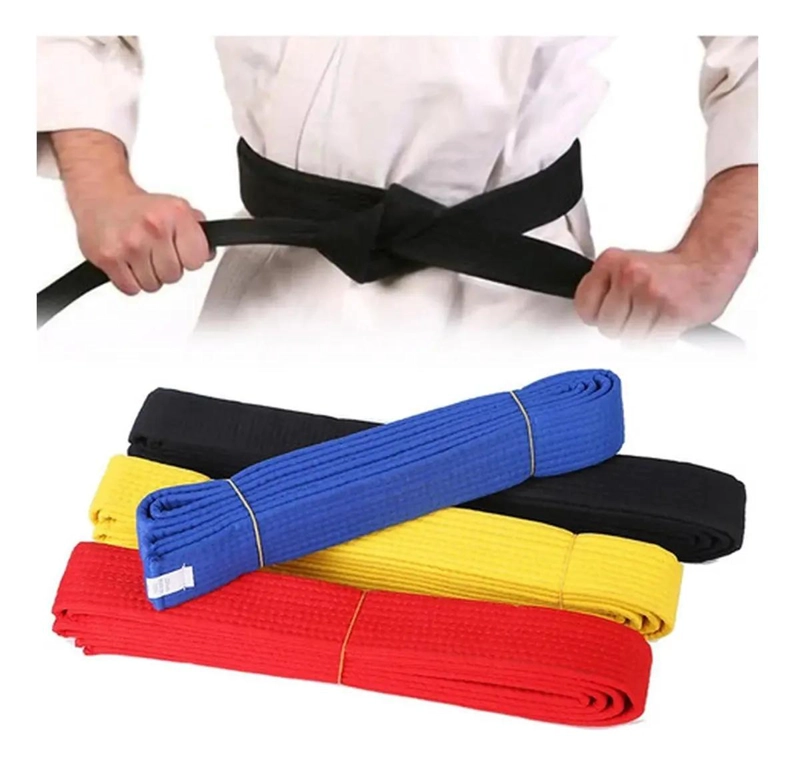 CINTURON PARA ARTES MARCIALES DE 2.4 METROS PARA KARATE TAEKWONDO JUDO - 2