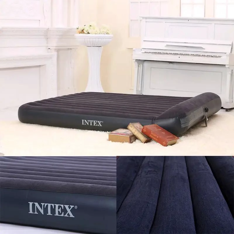 COLCHON INFLABLE ELE CTRICO CON ALMOHADA INCORPORADA Y PUERTO USB 183X203 CM - 3
