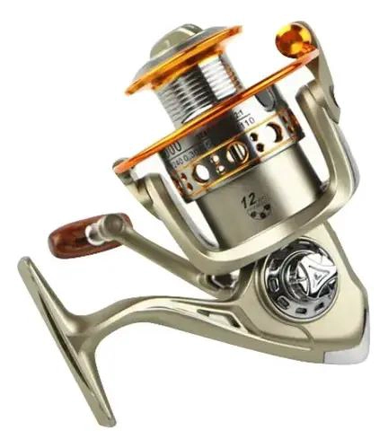 CARRETE GIRATORIO PARA PESCA MODELO SERIE 4000 CON DISEÑO ROBUSTO - 2
