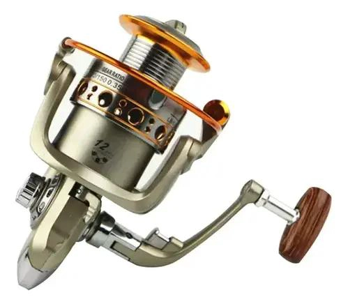 CARRETE GIRATORIO PARA PESCA MODELO SERIE 4000 CON DISEÑO ROBUSTO - 3