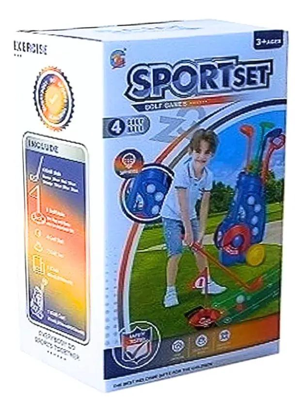 MALETA DE JUGUETE CON DISEÑO DE CARRITO DE GOLF COLOR AZUL PARA NIÑOS - 2