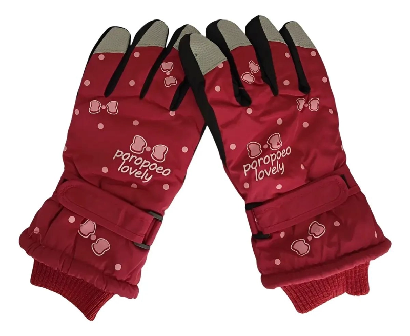 GUANTES TE RMICOS PARA NIÑAS DE 6 A 10 AÑOS RESISTENTES AL FRIO - 1