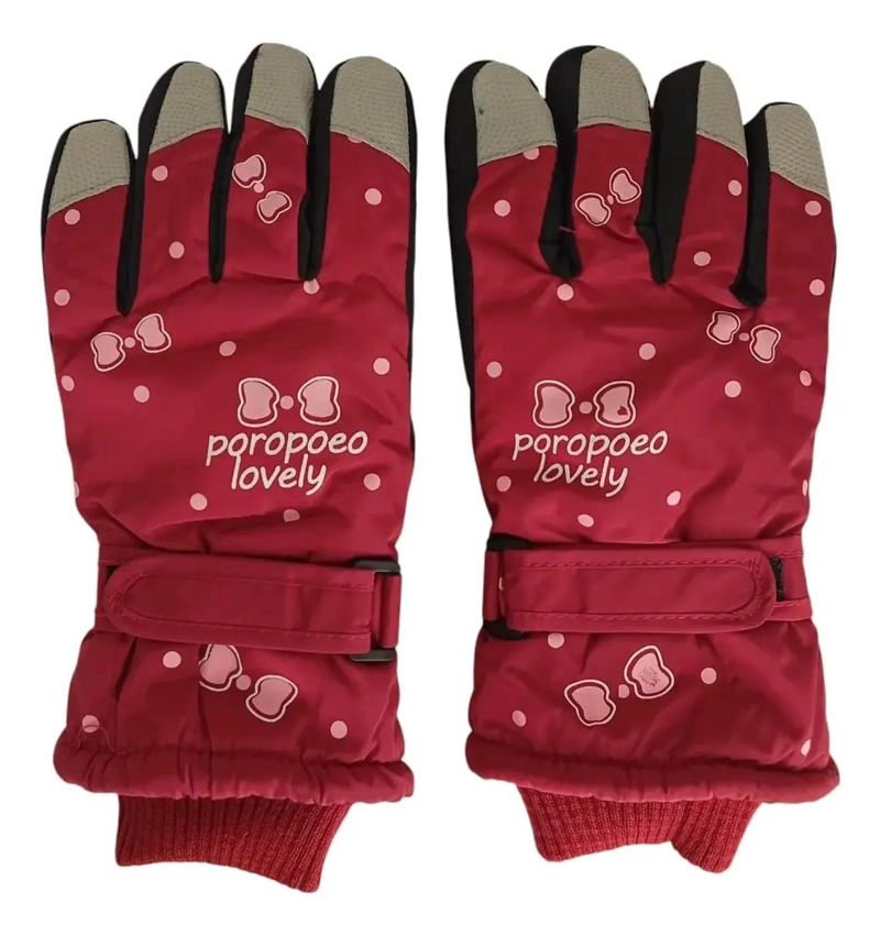 GUANTES TE RMICOS PARA NIÑAS DE 6 A 10 AÑOS RESISTENTES AL FRIO - 2