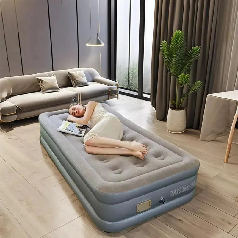 COLCHON INFLABLE ELE CTRICO INDIVIDUAL 1.5 PLAZAS CON DIMENSIONES 198X105X42 CM - 2