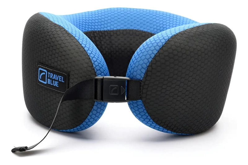 ALMOHADA ERGONOMICA PARA CUELLO CON ESPUMA VISCOELASTICA PARA VIAJES - 2