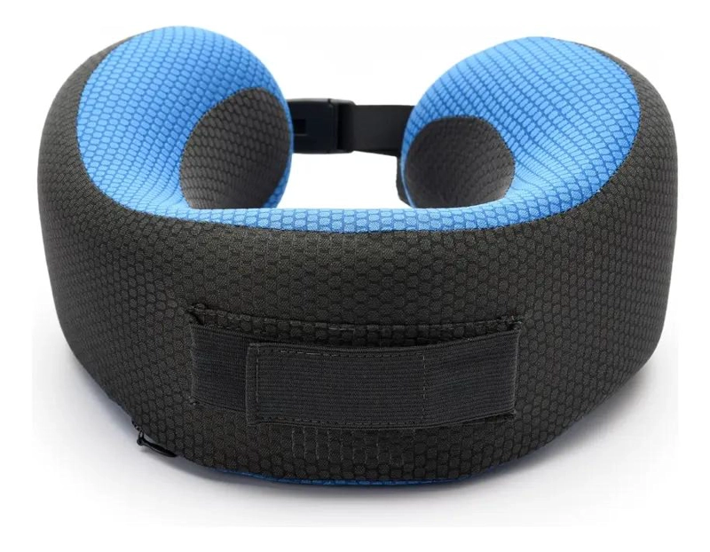 ALMOHADA ERGONOMICA PARA CUELLO CON ESPUMA VISCOELASTICA PARA VIAJES - 3