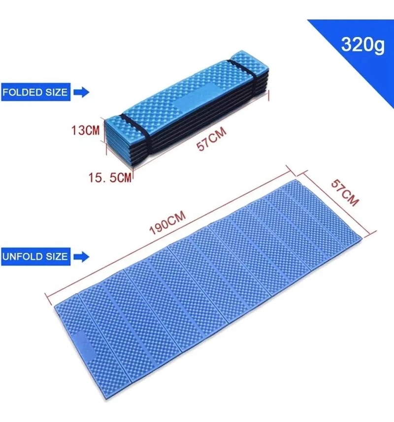 COLCHONETA ULTRALIGERA DE ESPUMA PARA CAMPING 190X57 CM - 3