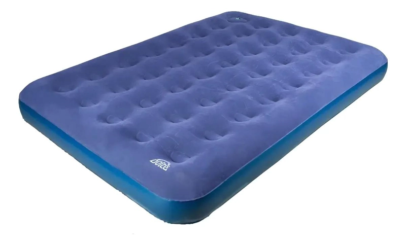 COLCHON INFLABLE DOBLE CON INFLADOR INTEGRADO PARA MAYOR COMODIDAD - 1