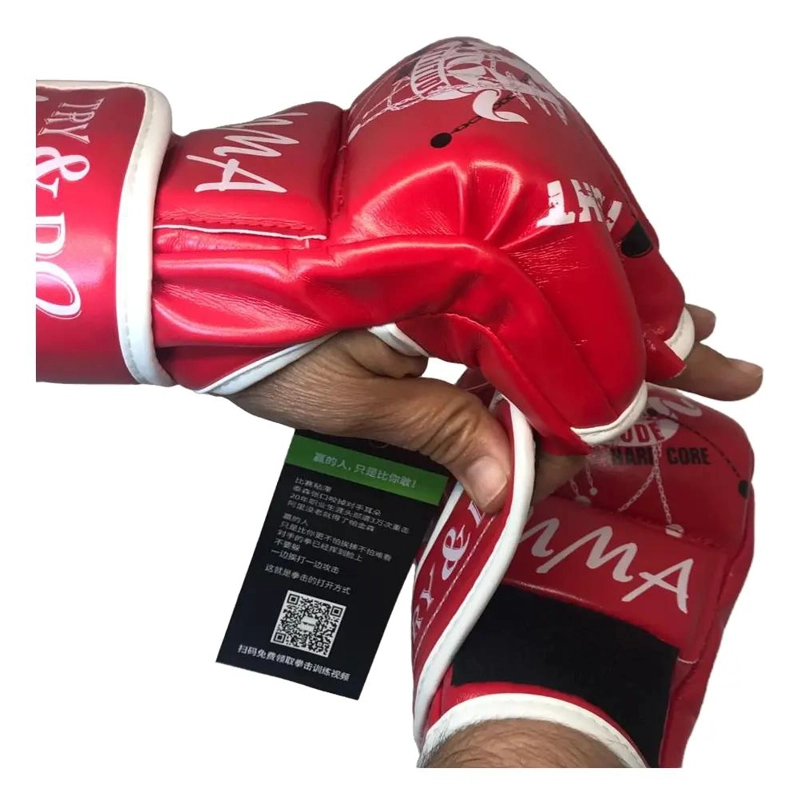 GUANTES DE ENTRENAMIENTO PARA TAEKWONDO COLOR ROJO TALLA M - 3