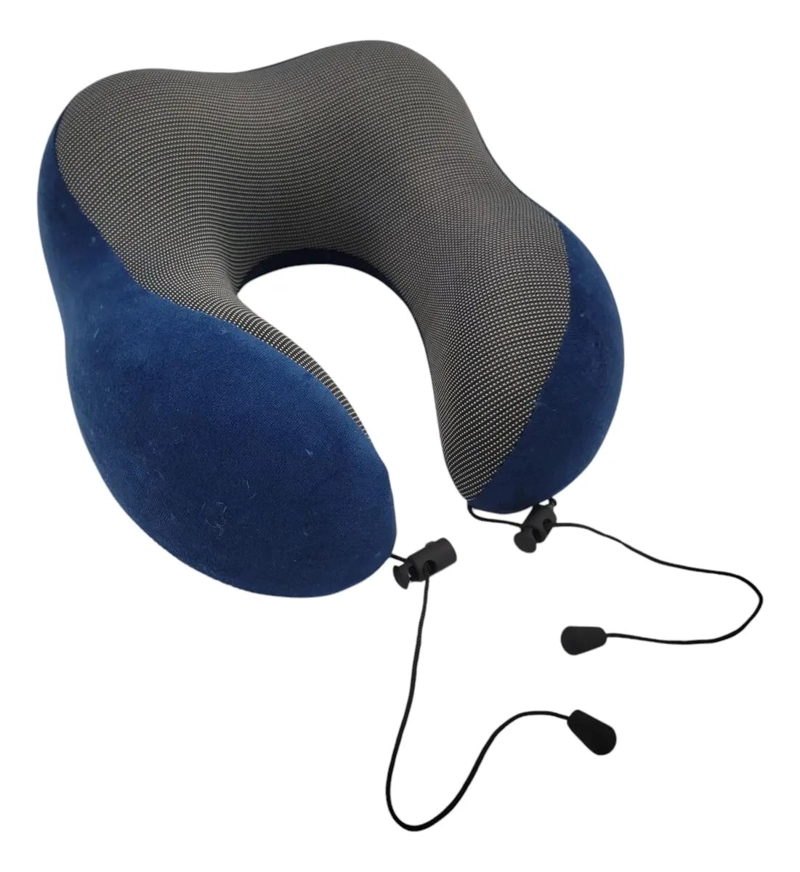 ALMOHADA ERGONOMICA PARA VIAJE CON SOPORTE CERVICAL Y DISEÑO COMODO - 1