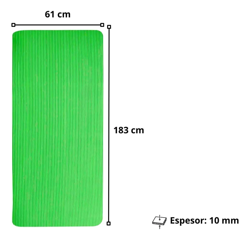 ALFOMBRA PARA YOGA CON ESPESOR DE 10MM EXTRA RESISTENTE Y GRUESA - 2