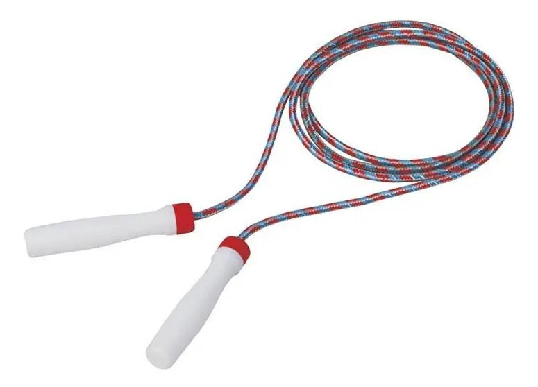 CUERDA PARA SALTAR ESCOLAR COLOR AZUL RESISTENTE Y LIGERA - 1