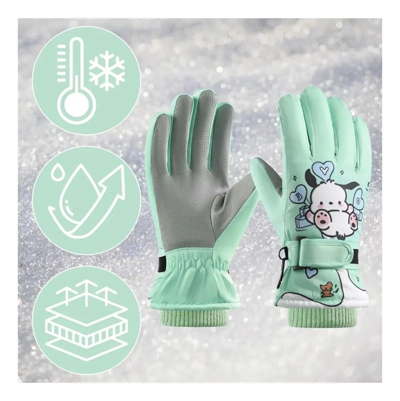 GUANTES TE RMICOS PARA NIÑOS IDEALES PARA NIEVE E INVIERNO - 4