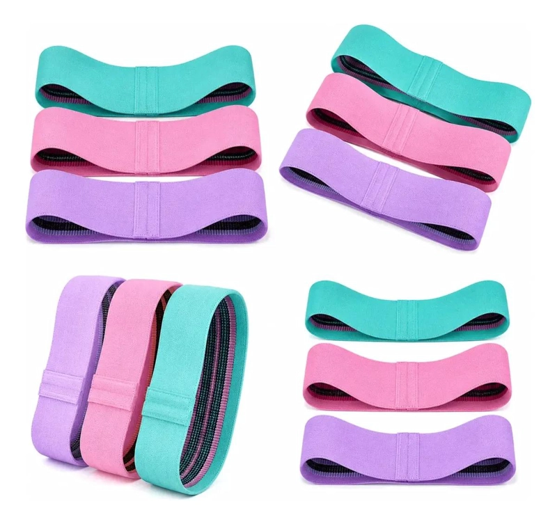 SET DE 3 BANDAS ELASTICAS PARA EJERCICIO CON DIFERENTES NIVELES DE RESISTENCIA - 5