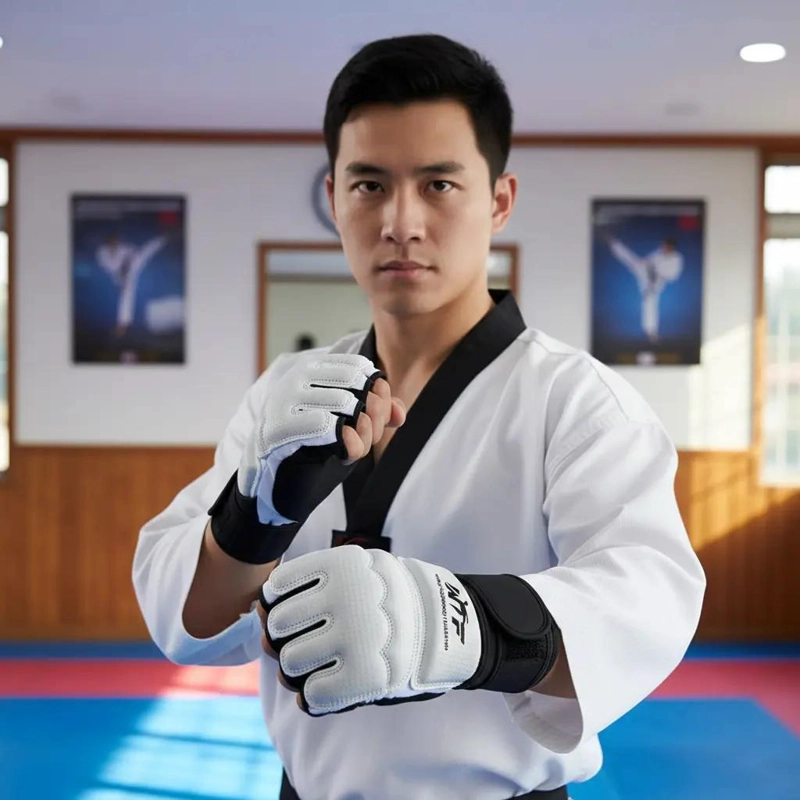 PAR DE GUANTILLAS PARA TAEKWONDO ALTA COMPETICION CON LICENCIA OFICIAL - 2