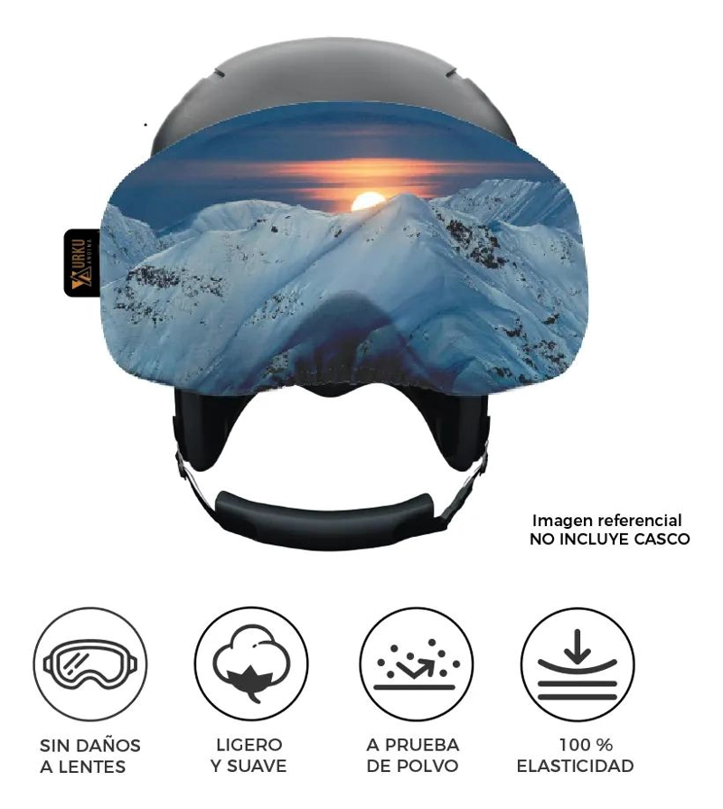FUNDA PROTECTORA DE MICROFIBRA PARA ANTIPARRAS DE SKI Y SNOWBOARD - 3