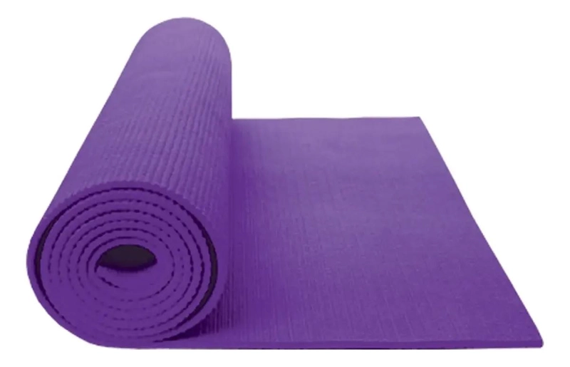 TAPETE DE YOGA ANTIDESLIZANTE DE PVC DE 6 MM PARA EJERCICIOS - 3