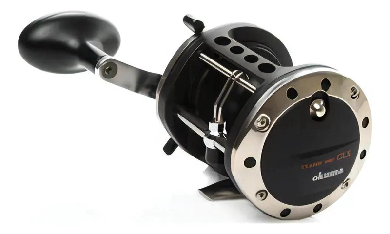 BOBINA PARA CARRETE DE PESCA CLASSIC PRO CLX-302LA COLOR NEGRO LADO DERECHO - 1