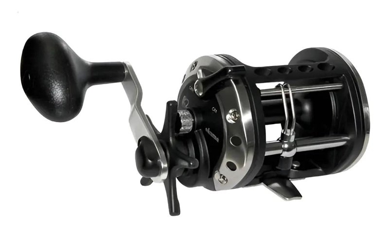 BOBINA PARA CARRETE DE PESCA CLASSIC PRO CLX-302LA COLOR NEGRO LADO DERECHO - 2