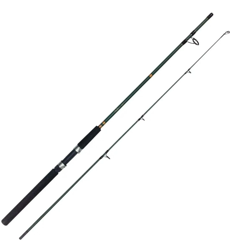 CAÑA DE PESCA SPINNING TOLTEN 1.65 METROS CON FIBRA DE VIDRIO Y 6 GUIAS - 1