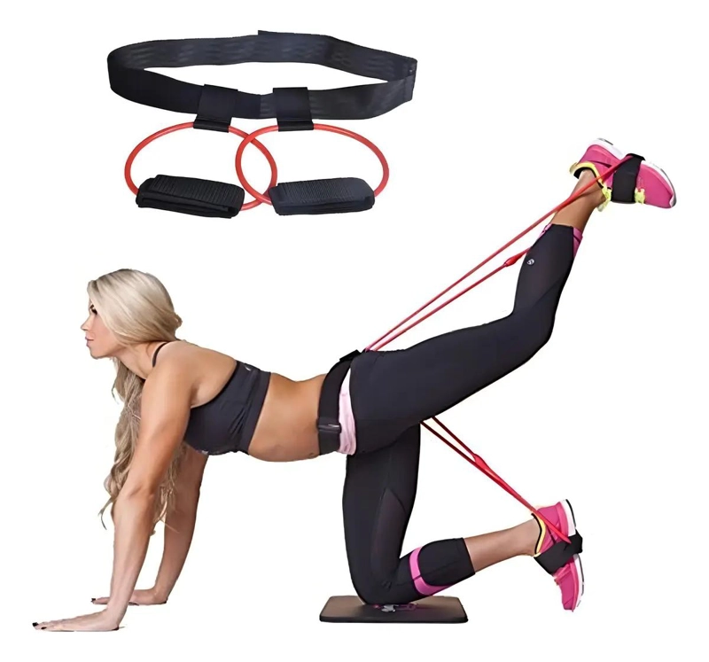 CINTURON DE RESISTENCIA AJUSTABLE PARA ENTRENAMIENTO FISICO Y REHABILITACION - 3