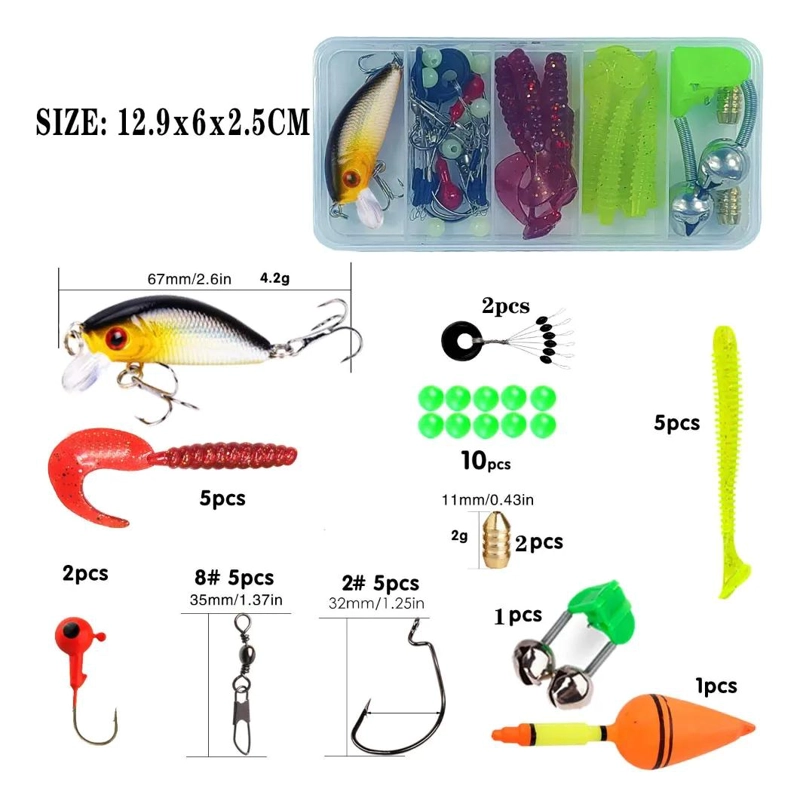 KIT COMPLETO DE PESCA CON CAÑA DE 1.8 METROS Y CARRETE - 5