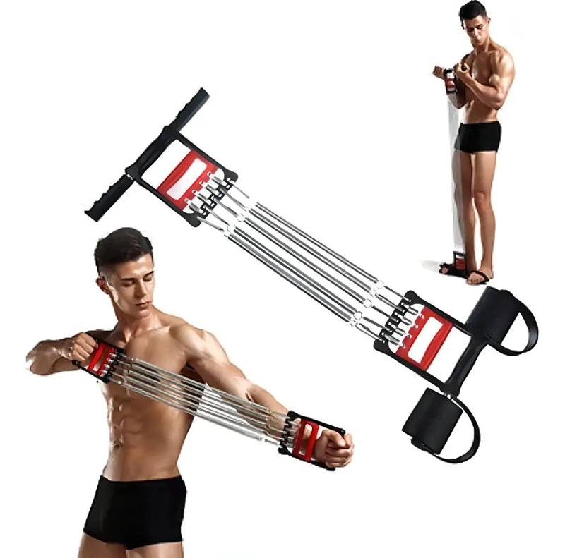 EXTENSOR MULTIFUNCIONAL CON 5 RESORTES PARA EJERCICIOS DE PECTORALES - 2
