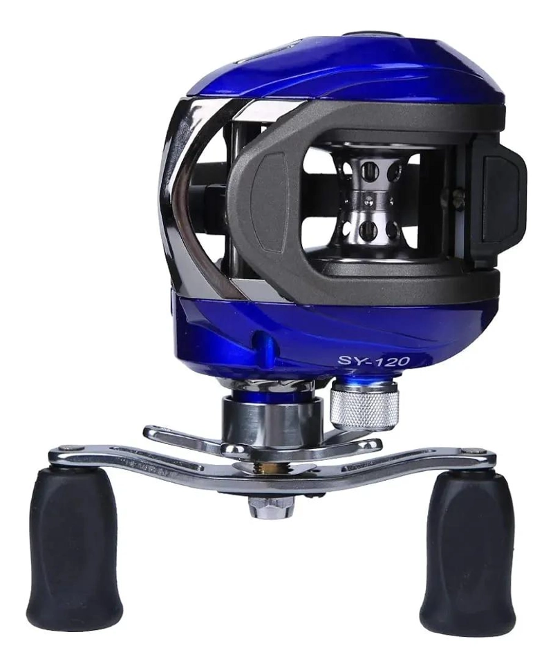 CARRETE DE PESCA BAITCASTING PERFIL BAJO CON MANILLA DERECHA - 3