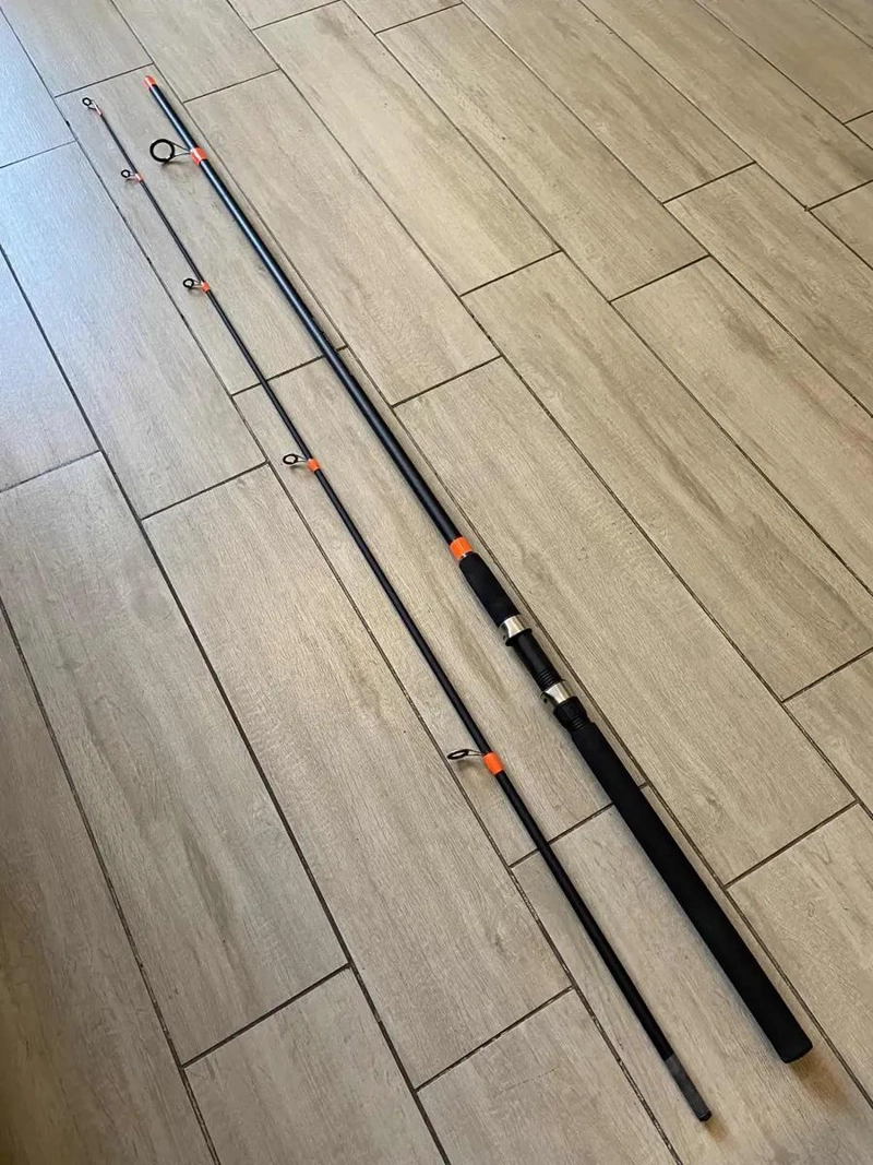 CAÑA DE PESCAR DE FIBRA DE CARBONO 270 CM PARA MAR Y PLAYA - 4