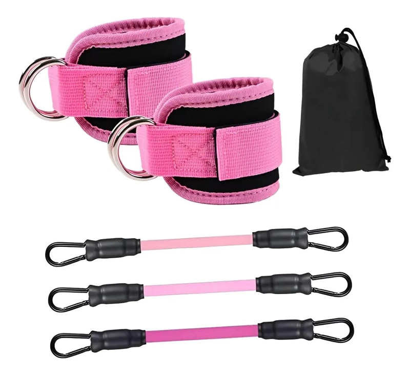 BANDAS ELASTICAS DE RESISTENCIA PARA EJERCICIOS DE TOBILLO Y PIERNAS - 1