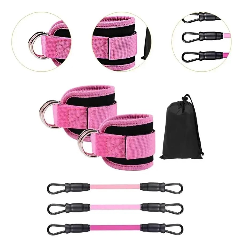 BANDAS ELASTICAS DE RESISTENCIA PARA EJERCICIOS DE TOBILLO Y PIERNAS - 2