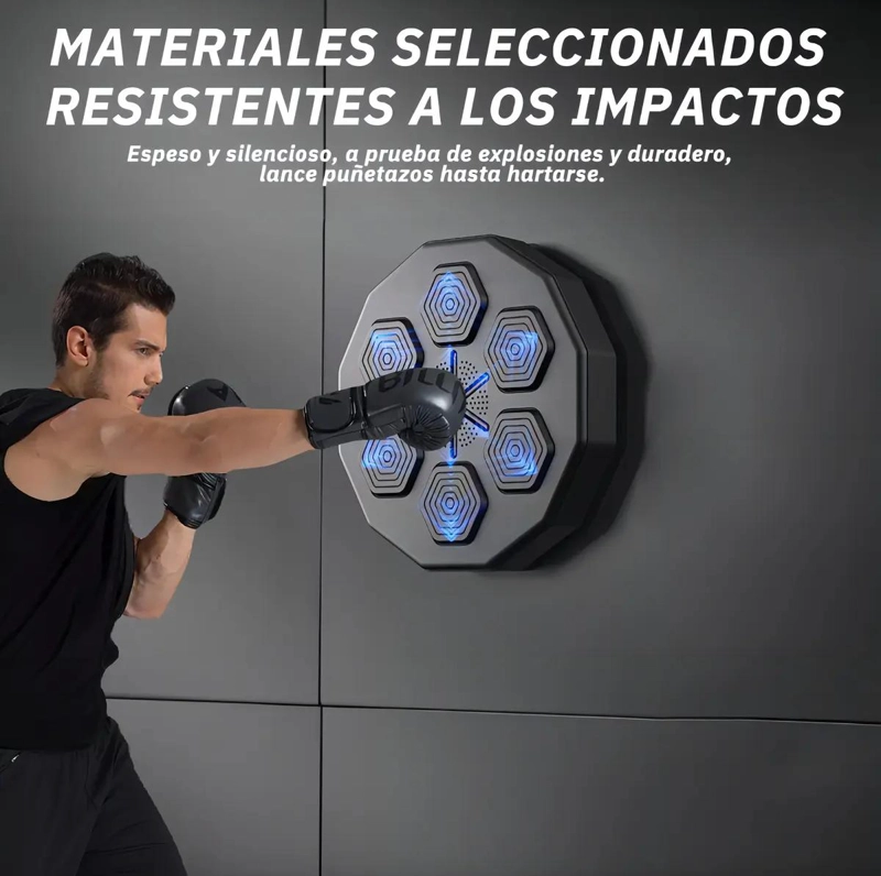 MAQUINA DE BOXEO ELECTRONICA CON FUNCION MUSICAL Y SENSORES DE IMPACTO - 2