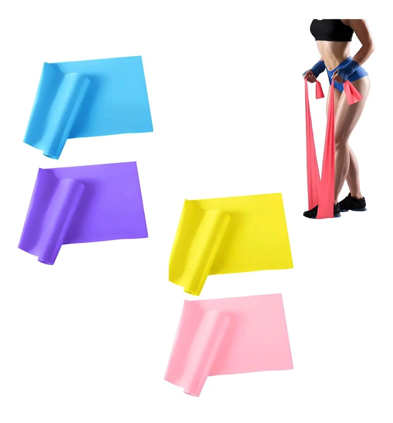 SET DE 4 BANDAS ELASTICAS PARA EJERCICIO Y ENTRENAMIENTO DE RESISTENCIA - 1