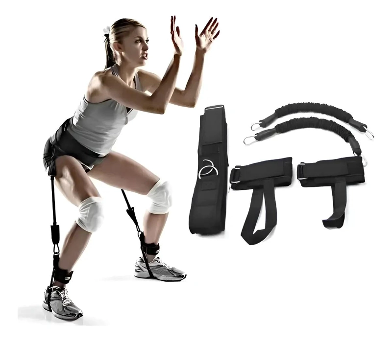 SET DE 8 BANDAS ELASTICAS DE RESISTENCIA MULTIFUNCIONAL PARA EJERCICIO - 1