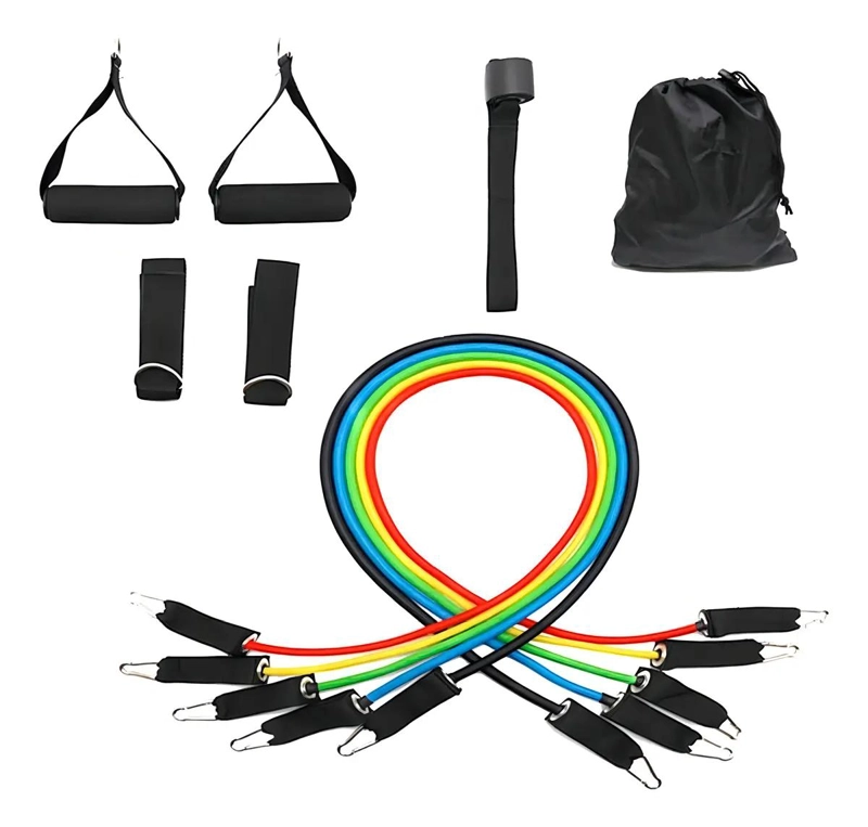 KIT DE BANDAS ELASTICAS CON 5 NIVELES DE TENSION PARA ENTRENAMIENTO - 2