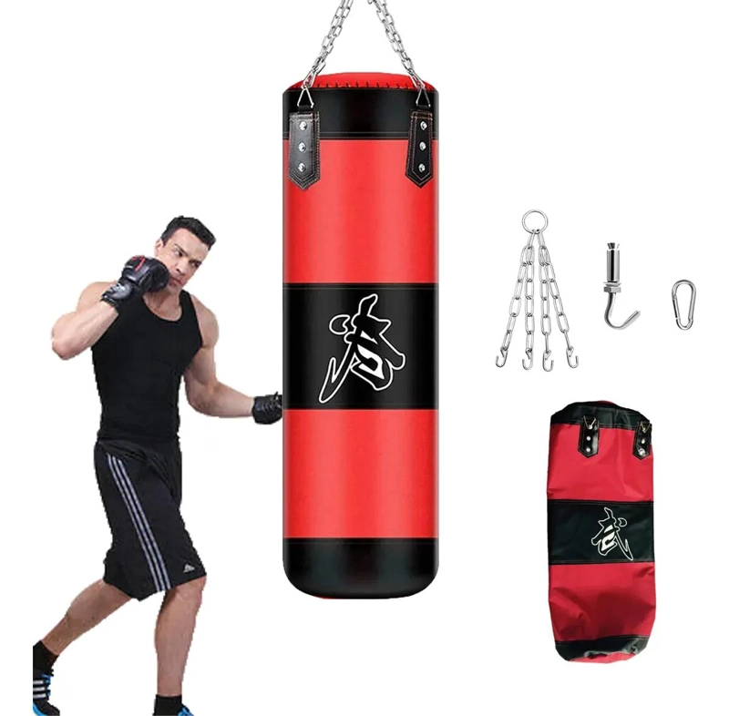 SACO DE BOXEO RESISTENTE PARA ENTRENAMIENTO Y FITNESS EN CASA - 1