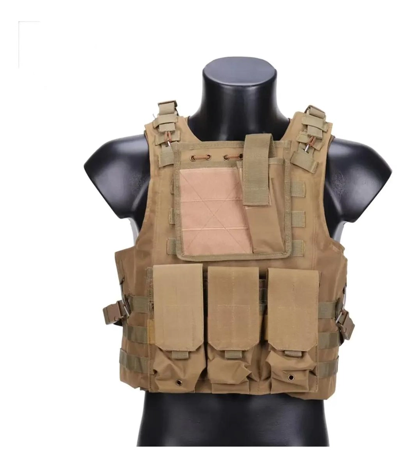 CHALECO TACTICO RESISTENTE PARA ACTIVIDADES AL AIRE LIBRE Y SEGURIDAD - 3