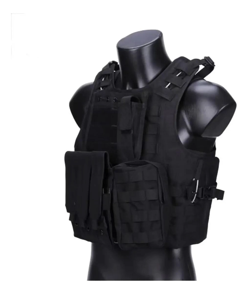 CHALECO TACTICO RESISTENTE PARA ACTIVIDADES AL AIRE LIBRE Y SEGURIDAD - 4