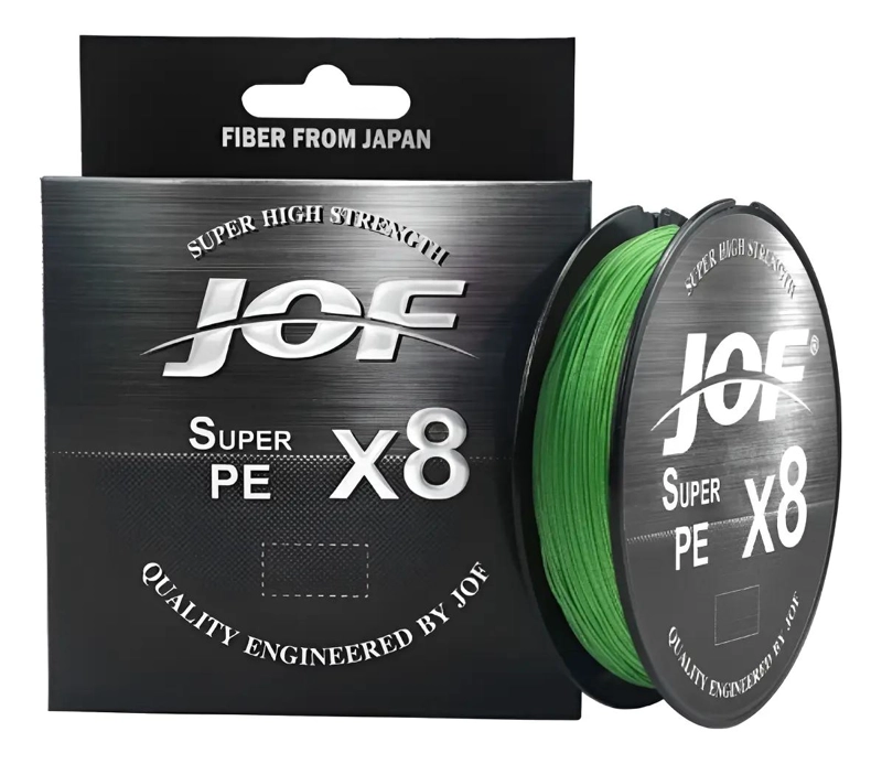 MULTIFILAMENTO DE PESCA TRENZADO 8 HEBRAS 300 METROS 0.23 MM VERDE - 1
