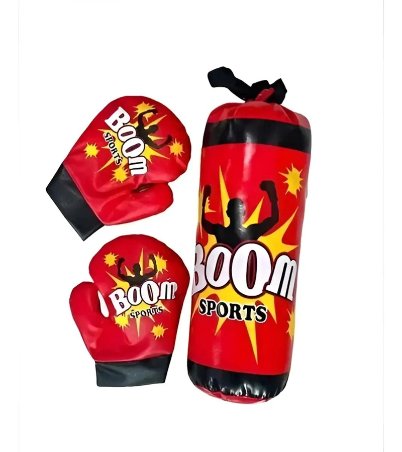 JUEGO DE SACO DE BOXEO COLGANTE DE 50 CM CON GUANTES PARA NIÑOS - 2