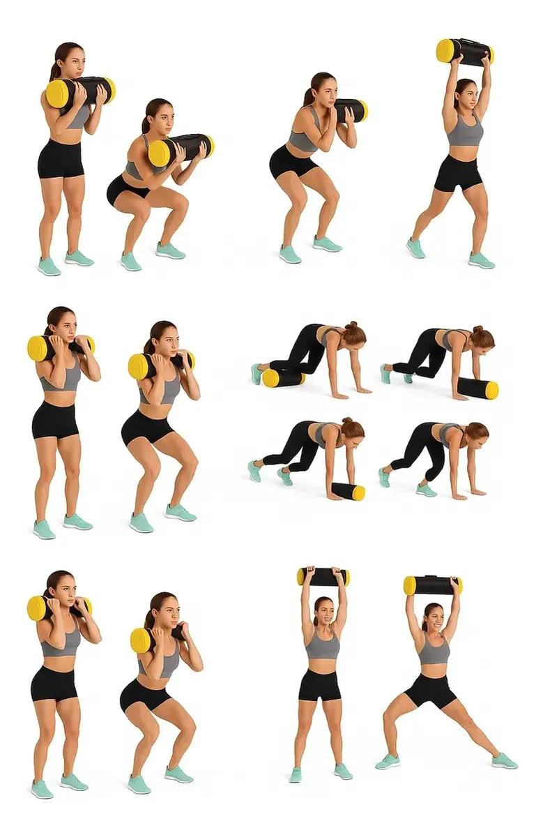 SACO DE ENTRENAMIENTO DE 30 KG PARA EJERCICIOS FUNCIONALES Y CROSSFIT - 1